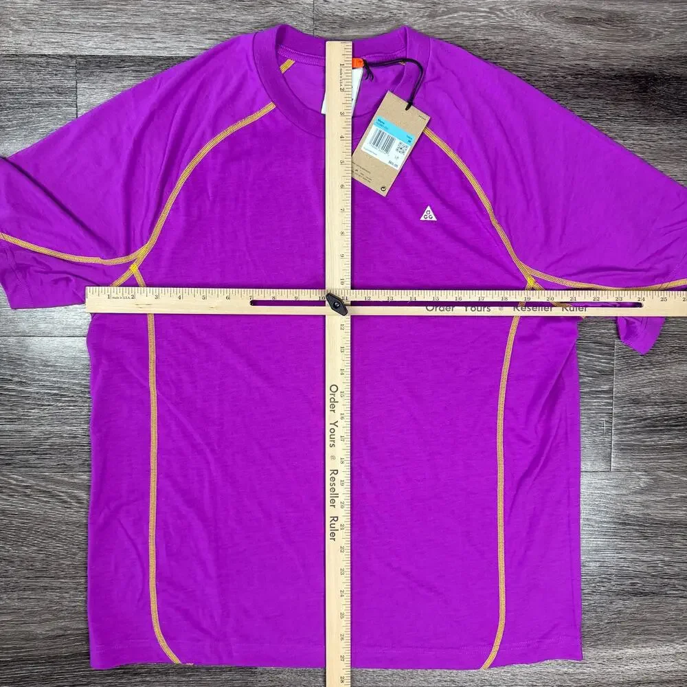 Nike ACG Dri-FIT ADV Goat Rocks Graphic T-Shirt Purple HJ2881-551 Men's Medium